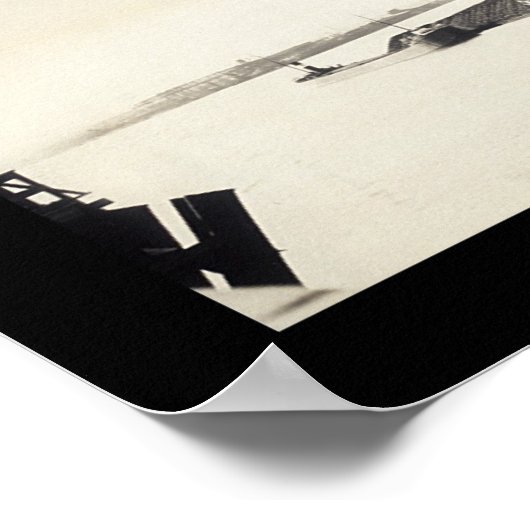 Duluth MN Kohlebarges Foto 1907 Poster (Ecke)