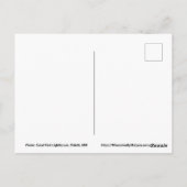 Duluth, MN Leuchtturm, schwarz-weiße Postkarte (Rückseite)