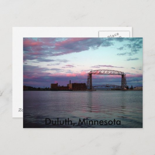 Duluth, MN Postkarte (Vorne/Hinten)