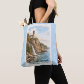 Duluth, MN, Split Rock Lighthouse Tote Bag Tasche (Von Nahem)
