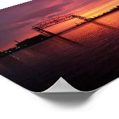 Duluth, MN Sunset Poster (Ecke)