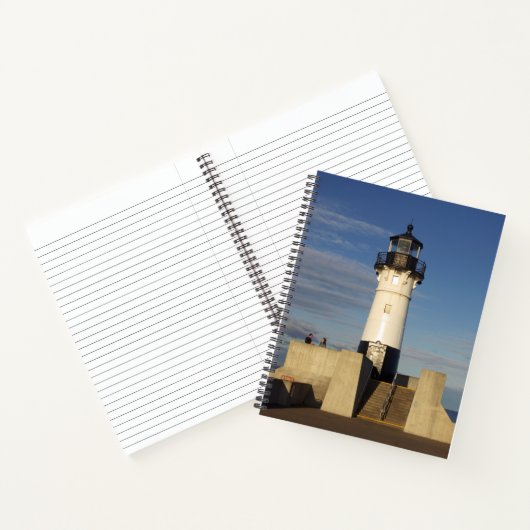 Duluth North Pier Light Notebook Notizblock (Innenseite)