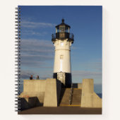 Duluth North Pier Light Notebook Notizblock (Vorderseite)
