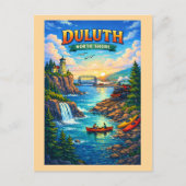 Duluth North Shore Minnesota Personalized Postcard Postkarte (Vorderseite)
