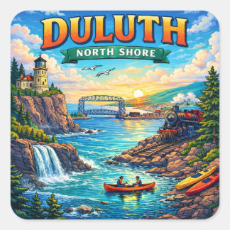 Duluth North Shore Minnesota Souvenir Aufkleber