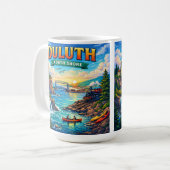 Duluth North Shore Minnesota Souvenir Coffee Mug Kaffeetasse (Vorderseite Links)