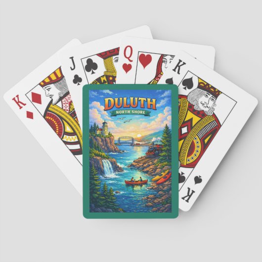 Duluth North Shore Minnesota Souvenir Poker Cards Spielkarten (Rückseite)