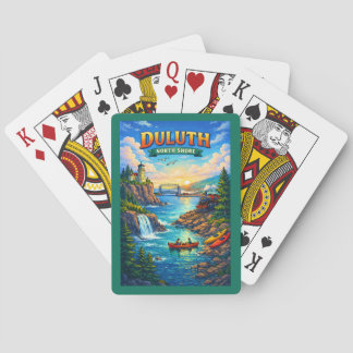 Duluth North Shore Minnesota Souvenir Poker Karten Spielkarten