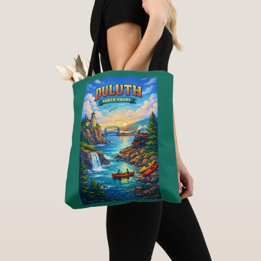 Duluth North Shore Minnesota Souvenir-Tasche Tasche (Von Nahem)