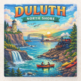 Duluth North Shore Minnesota Souvenir Untersetzer