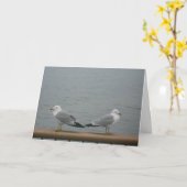 "Duluth Seagulls" Thank You Card Karte (Gelbe Blume)