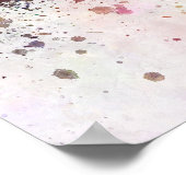 Duluth Skyline im Aquarell-Hintergrund Poster (Ecke)