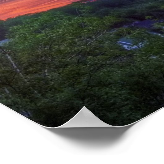 Duluth Sunrise Poster (Ecke)