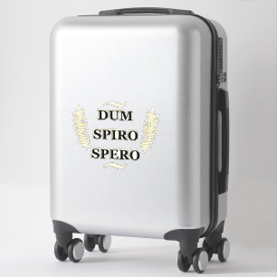Dum spiro spero aufkleber