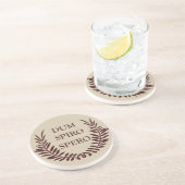 Dum spiro spero getränkeuntersetzer (Seite)