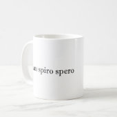 dum spiro spero kaffeetasse (Vorderseite Links)