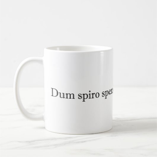 dum spiro spero kaffeetasse (Links)