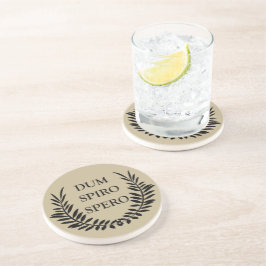 dum spiro spero, latin Phrase Getränkeuntersetzer