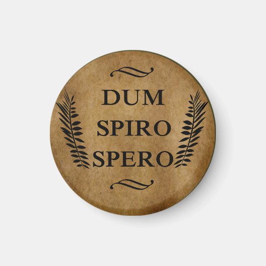 dum spiro spero magnet (Vorne)