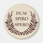 Dum spiro spero magnet (Vorne)