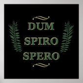 dum spiro spero poster (Vorne)