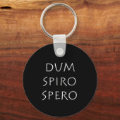 Dum spiro spero schlüsselanhänger (Vorderseite)