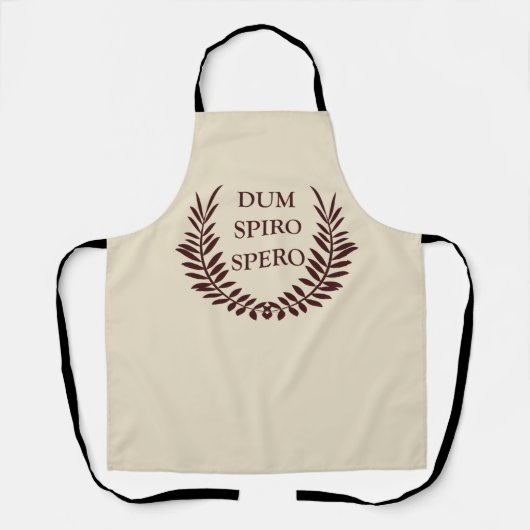 Dum spiro spero schürze (Vorderseite)