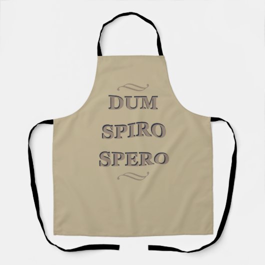 Dum spiro spero schürze (Vorderseite)