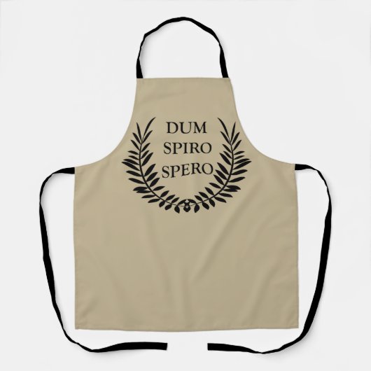 Dum spiro spero schürze (Vorderseite)