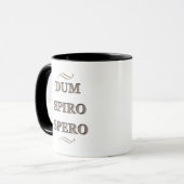 Dum spiro spero tasse (Vorderseite Links)