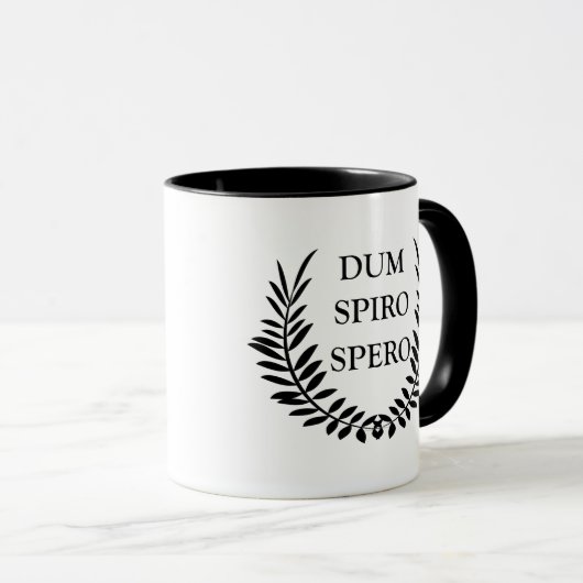 Dum spiro spero tasse (VorderseiteRechts)