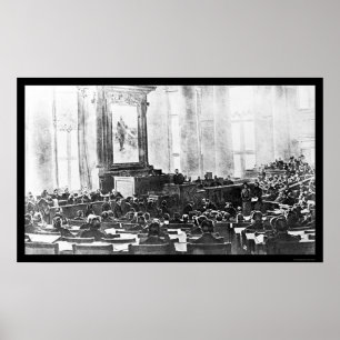 Duma von Bolschewik Russland 1917 Poster