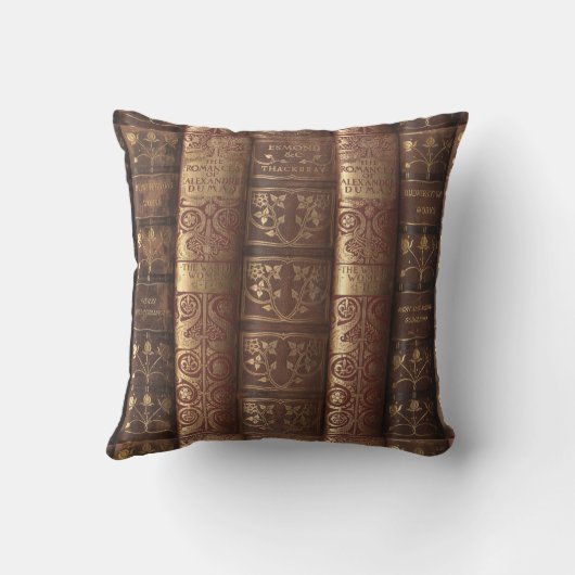 Dumas Beautiful Old Books Kissen (Rückseite)