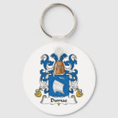 Dumas Familienwappen Schlüsselanhänger (Vorderseite)