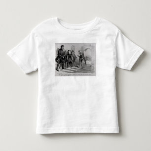 Dumas, Hugo und Balzac, die ihre Aufnahme suchen Kleinkind T-shirt