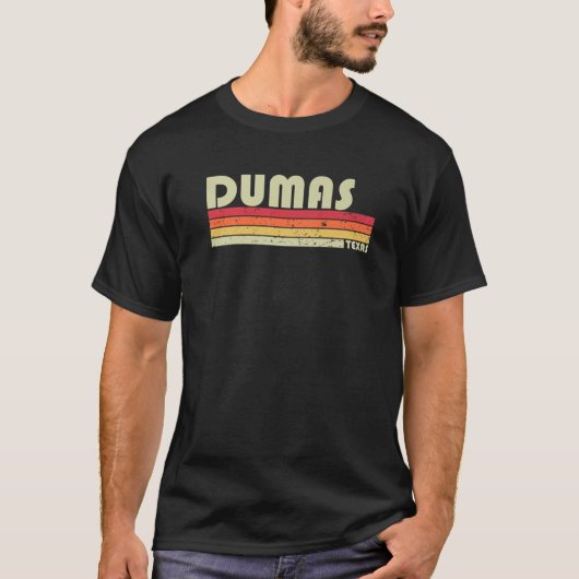 DUMAS TX TEXAS Funny City Zuhause Roots Geschenk R T-Shirt (Vorderseite)