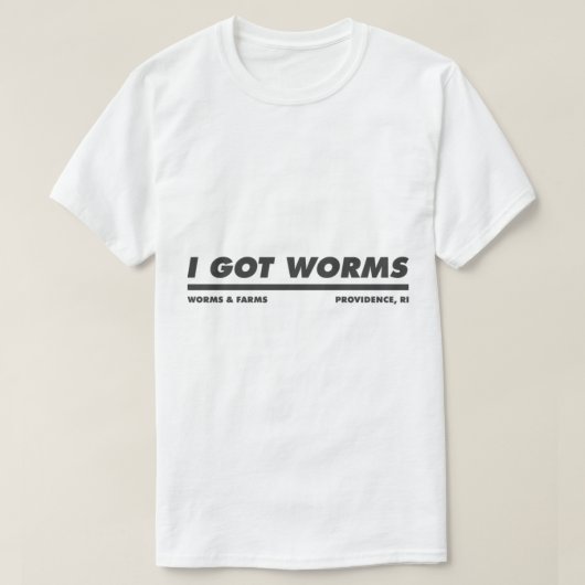 Dumb And Dumber I Got Worms T-Shirt (Design vorne)