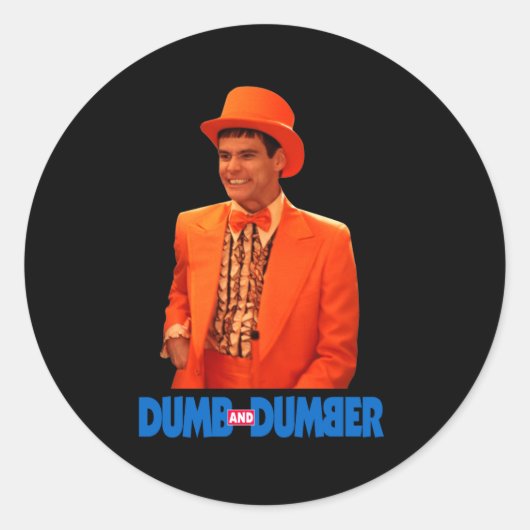 Dumb And Dumber Lloyd Christmas Toddler Runder Aufkleber (Vorderseite)