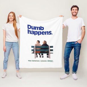 Dumb Dumb Happens Fleecedecke