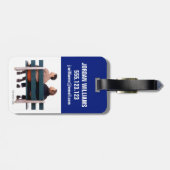 Dumb | Dumb Happens Gepäckanhänger (Rückseite horizontal)