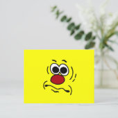 Dumb Face Grumpey Postkarte (Stehend Vorderseite)