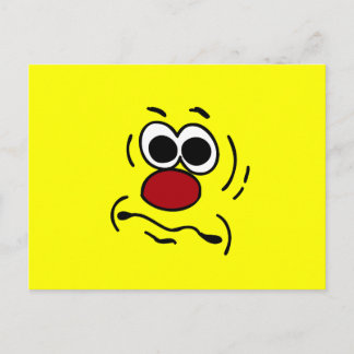 Dumb Face Grumpey Postkarte