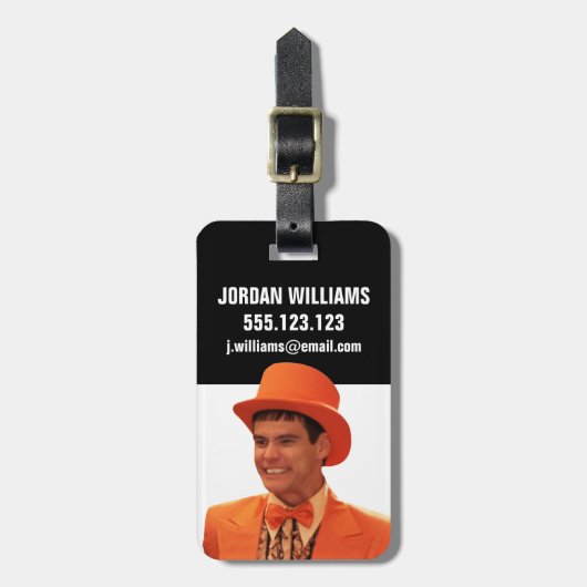 Dumb | Lloyd Christmas Gepäckanhänger (Vorderseite vertikal)