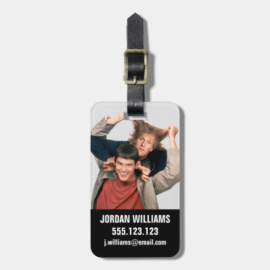 Dumb | Lloyd und Harry Gepäckanhänger (Vorderseite vertikal)