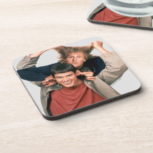 Dumb | Lloyd und Harry Getränkeuntersetzer (Linke Seite)