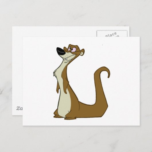 Dumb Weasel Postkarte (Vorne/Hinten)