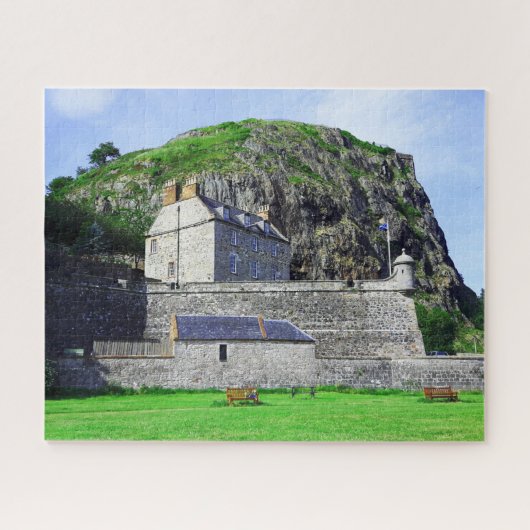 Dumbarton Castle, Dumbarton Rock Reise /Schottland Puzzle (Horizontal)