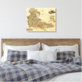 Dumbartonshire Leinwanddruck (Insitu (Schlafzimmer))