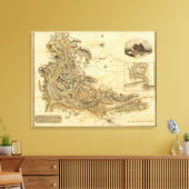 Dumbartonshire Leinwanddruck (Insitu (Wohnzimmer))