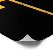 Dumbbell Cross Barbell Jesus Funny Christian Worko Poster (Ecke)